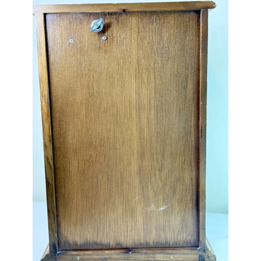 Vintage 1981 Avon Team Leader Jewelry Box Wooden Armoire Mirror 6 Drawers